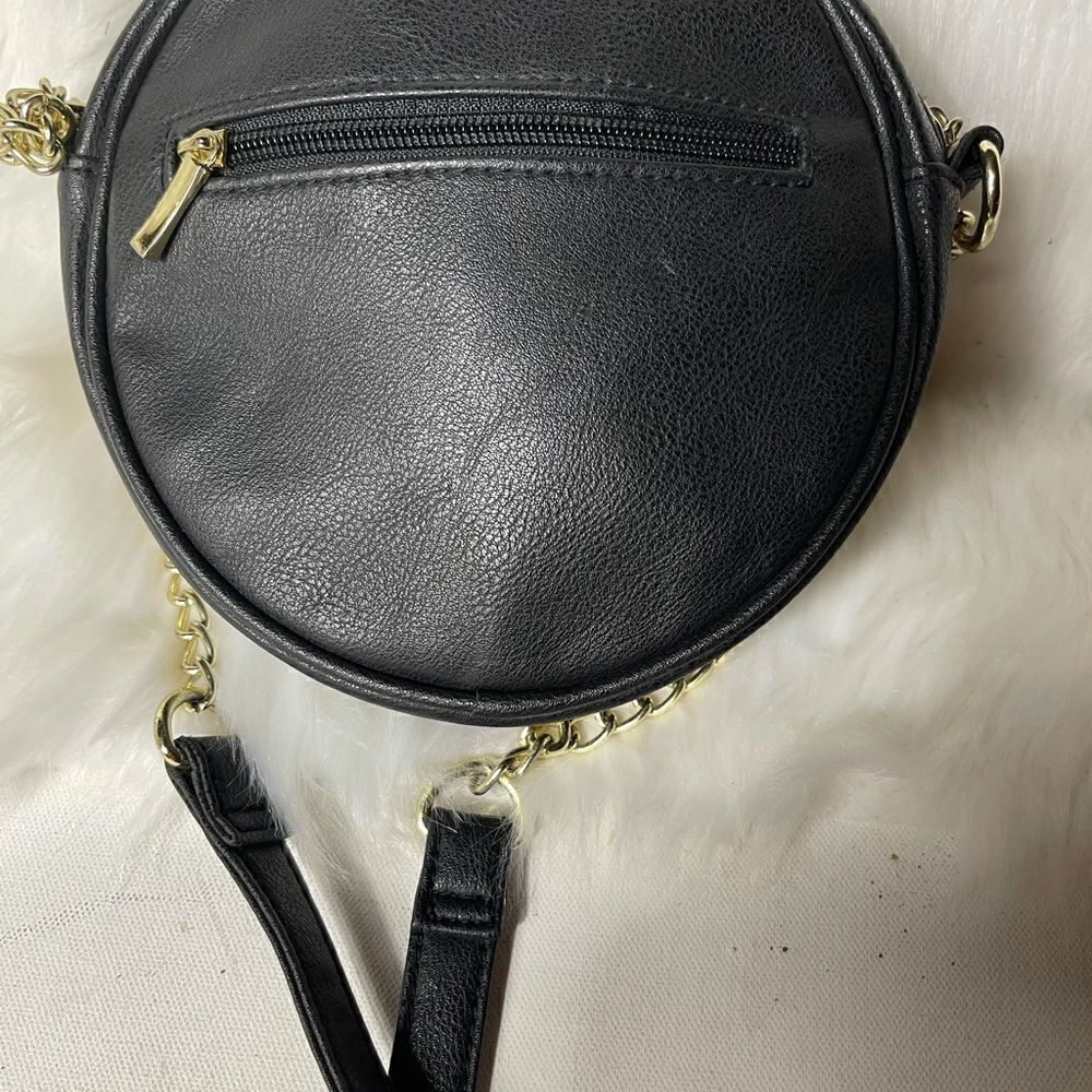 Olivia Miller the collection Emoji smiley yellow and black crossbody. - Picture 8 of 11